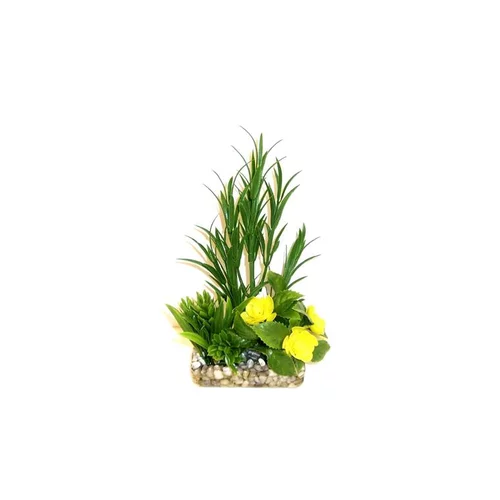 Équipement extérieur:Jardin herbe vert en plastique 18 cm