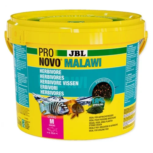 Jardin idée:Aliment pour poisson spécifique Malawi, JBL ProNovo Grano M - 2.75kg/5.5L