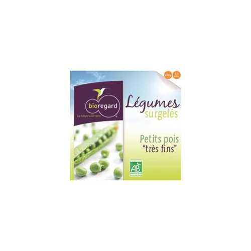 Espace vert pratique：Petits pois très fins surgelés biologiques Bioreg en sachet - 600 g