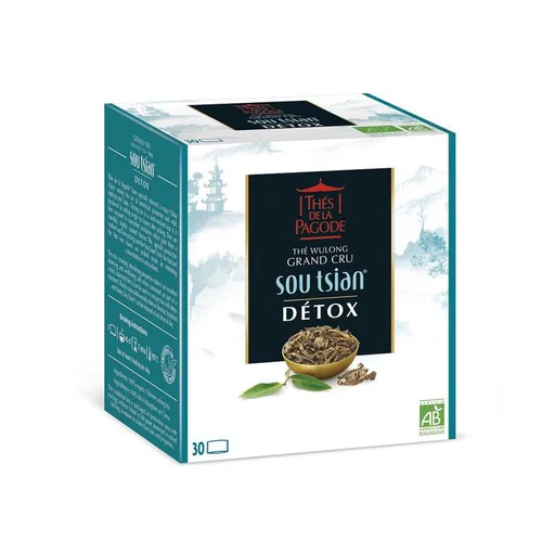 Jardin & loisirs:Thé Sou Tsian bio Thés de la Pagode - 90 g / 30 infusettes