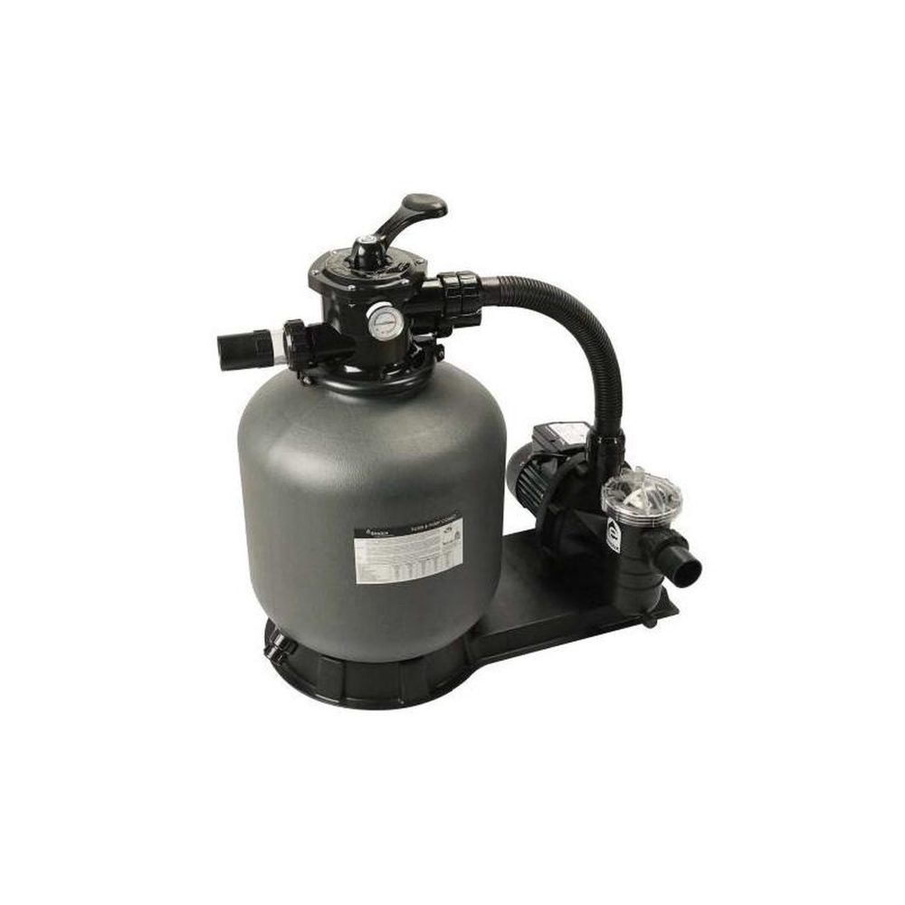 water'clip PLATINE DE FILTRATION A SABLE 8,5M3H WATERCLIP 40010 39 x 38 x 58,5 cm NOIR
