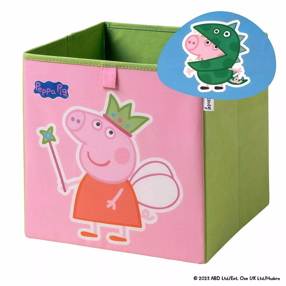 Boîte de rangement Peppa fée 2 faces compatible Kallax Lifeney Peppa Pig | Boîte de rangement
