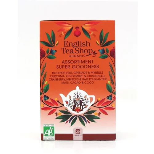 Confort au jardin：Thés et infusions bio super goodness English Tea Shop - 20 sachets