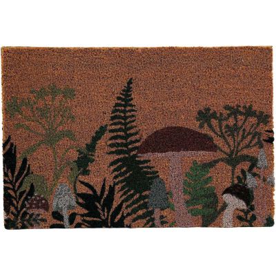 Paillasson en fibres de coco Champignon 60 x 40 cm