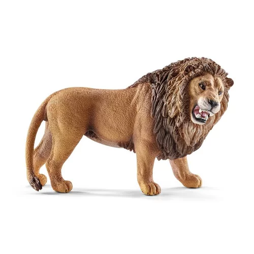 Pour vos projets:Figurine Lion rugissant Série Animaux Sauvages 10,7x4,6x6,6 cm