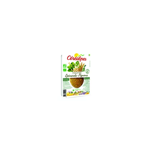 Espace vert essentiel：Galette épinards pignons - 2 x 90 g