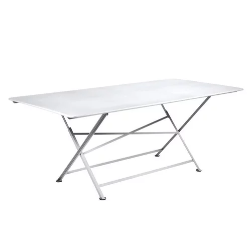 Jardin & idées:Table de jardin Cargo FERMOB Blanc coton L190xl90xh74
