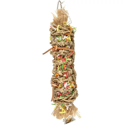 Jardin loisirs:Jouet papyr perruche tube petit coloris multicolore - 31 cm