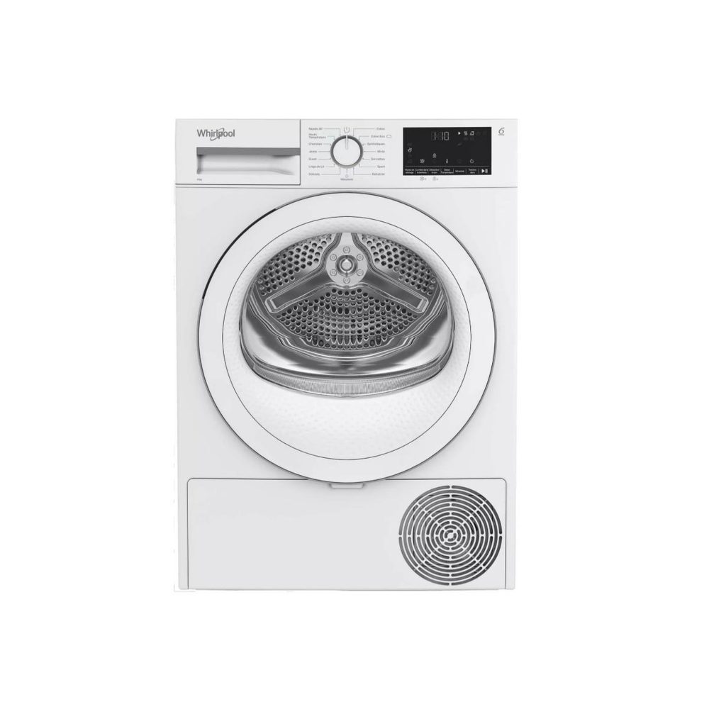 Whirlpool Sèche-linge pompe à chaleur 8kg 60cm blanc - cwsd83mwwsfr