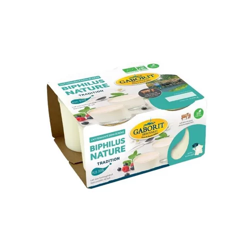 Solution maison:Yaourt biphilus demi écrémé Gaborit - 4X125 g
