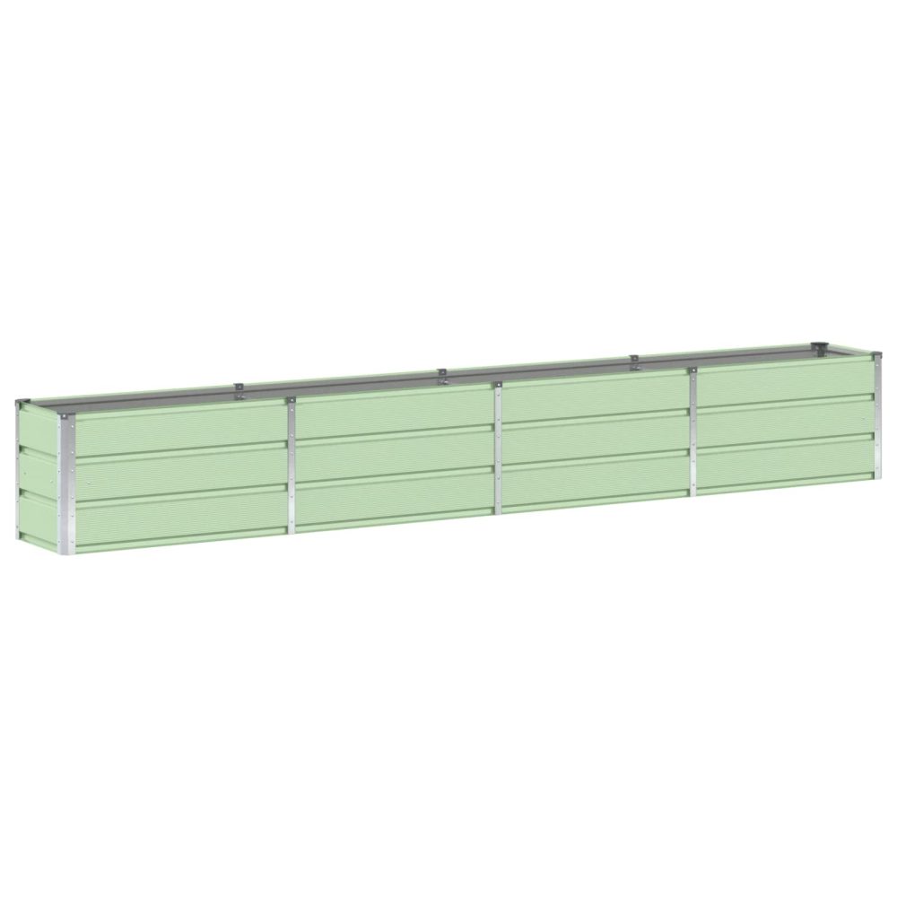 vidaXL Jardinière Vert 320 x 40 x 45 cm Acier
