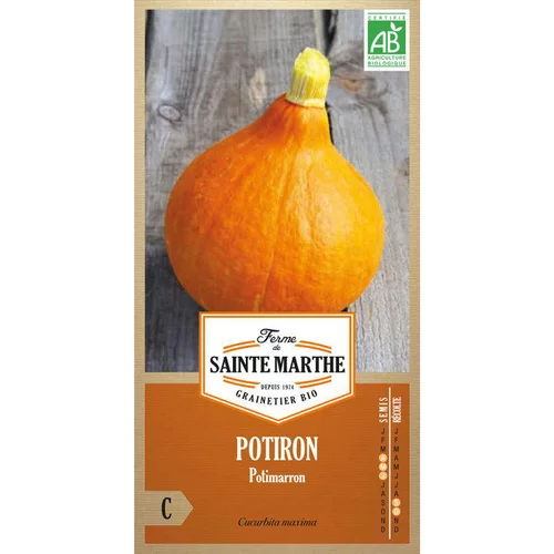 Espace vert moderne：Graines de potimarron bio Ferme de Sainte Marthe - graines à semer