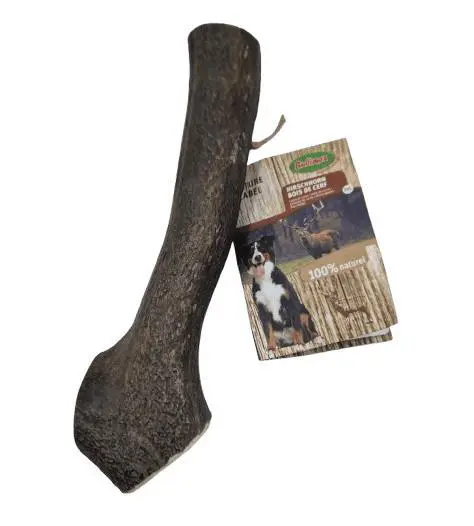 Pour aménager le jardin:Bois de cerf pour chien Bubimex - Taille XXL