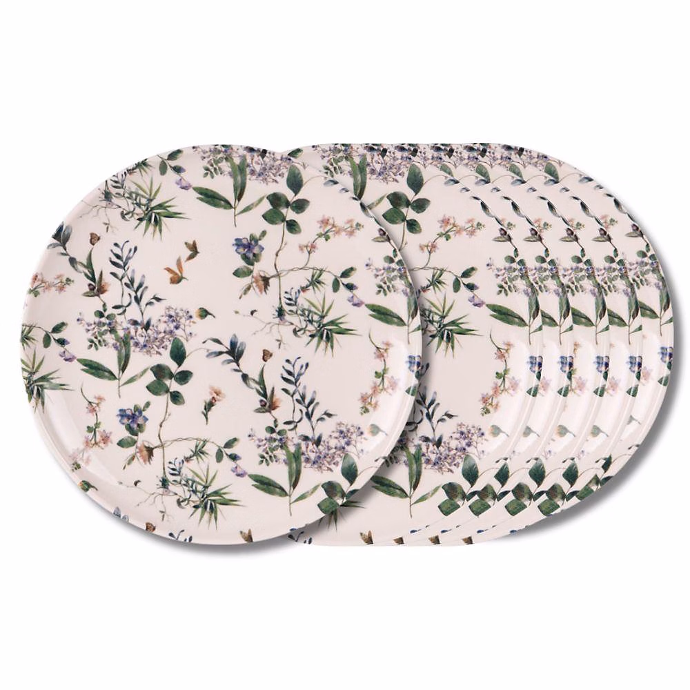 Vaisselle – Assiette plate Champêtre 27 cm (lot de 6)