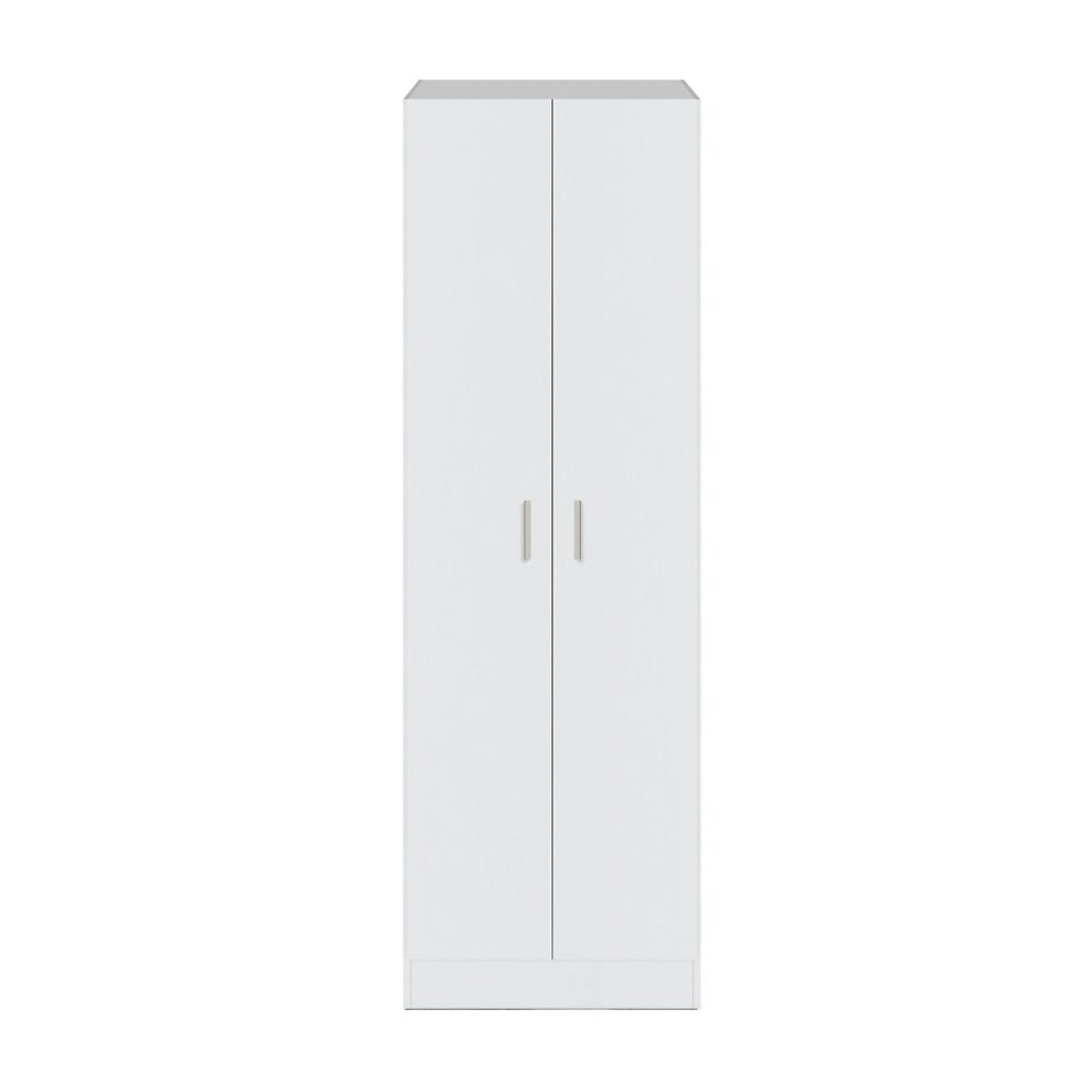 Armoire de rangement 2 portes blanc L58 cm – SAVIO