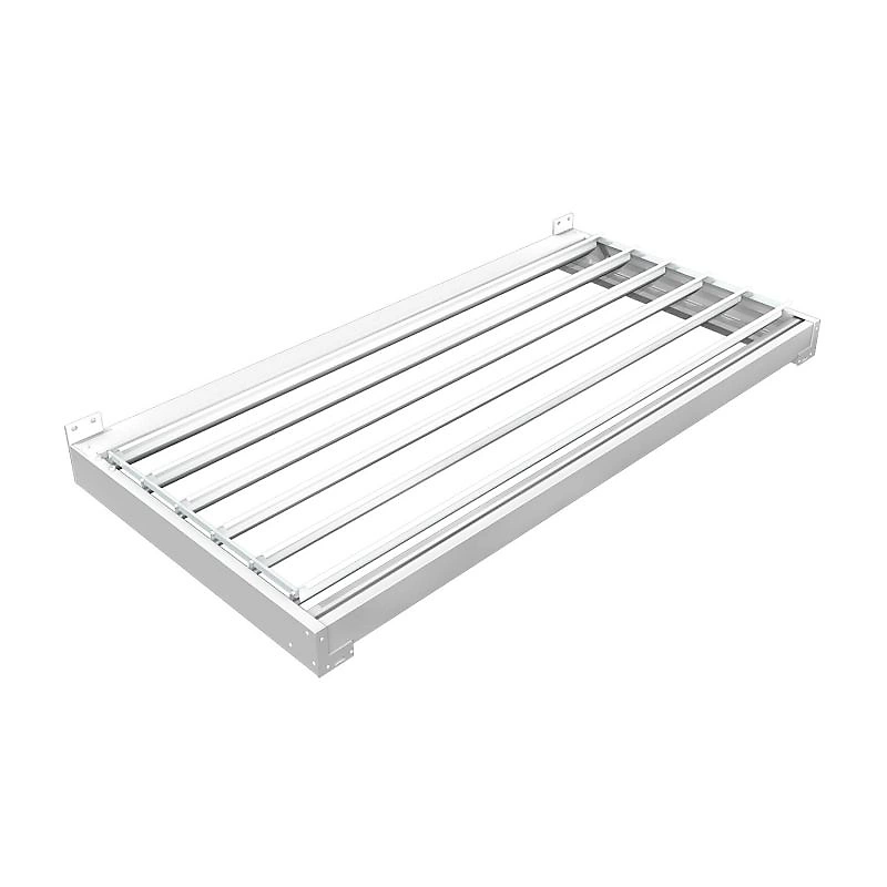 Auvent Bioclimatique orientable MERI (Blanc brillant – 2.00 x 1.016 m)
