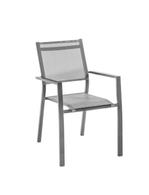 Mieux dehors：Fauteuil Malo en aluminium - 56 x 87 x 59 cm