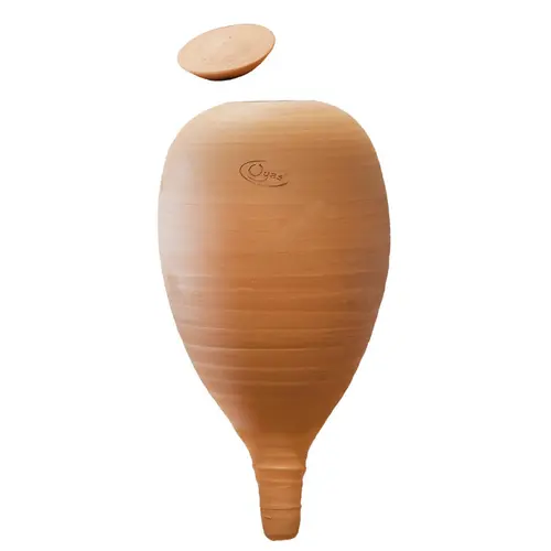 Adapté au jardin:Oyas à planter en terre cuite