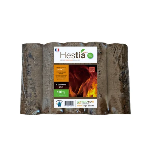 Une sélection pensée pour le jardin:Bûche de bois densifié Hestia Five Eligo-Bois