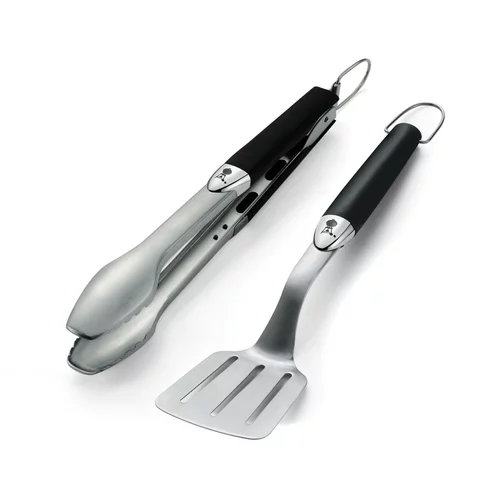 Adapté au jardin：Kit 2 accessoires en acier inoxydable Weber Original petit
