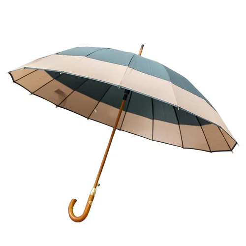 Pratique extérieur:Parapluie Bourges vert taille unique