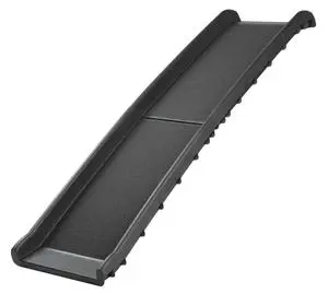 Simple dehors:Rampe pliante voiture pour chien en plastique coloris noir Trixie - 40 x 156 cm