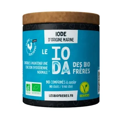 Jardin simple:Iode bio d’origine marine Les bio frères le Ioda - 90 comprimés