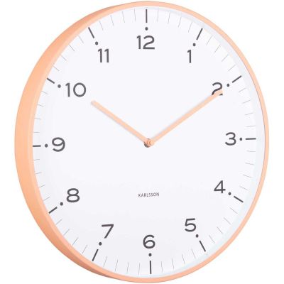 Horloge murale 40 cm Circus Rings (Orange)