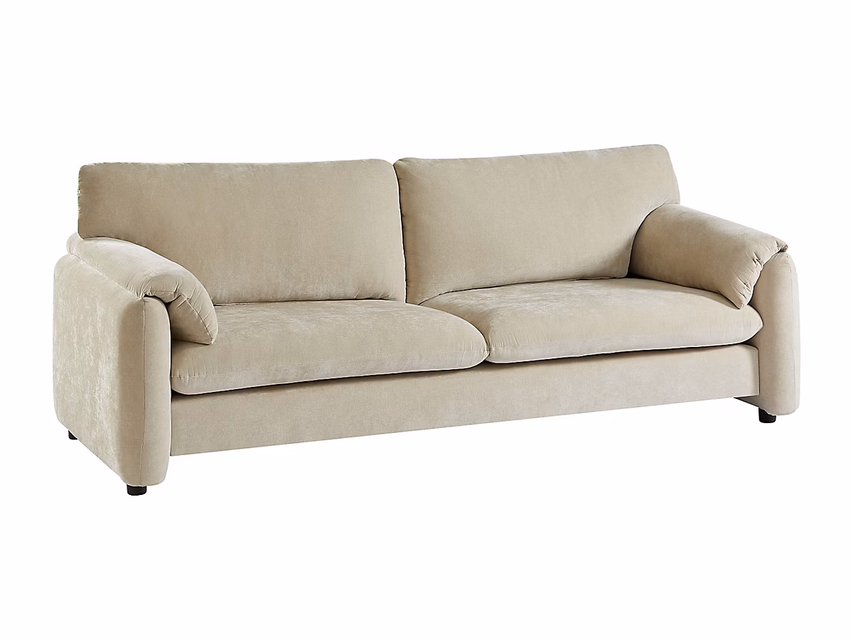 Canapé 3 places en tissu beige OPRALIO – Réf. TWNORHDVV2271095718