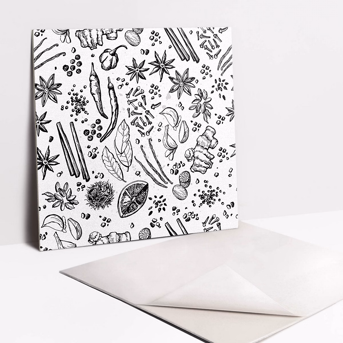 Carreaux vinyle Tulup 30 × 30 cm Légumes et fruits de dessins animés 9 pcs