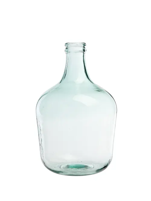 Pour profiter dehors：Bouteille en verre transparent Diego - Ø 27 x H 42 cm