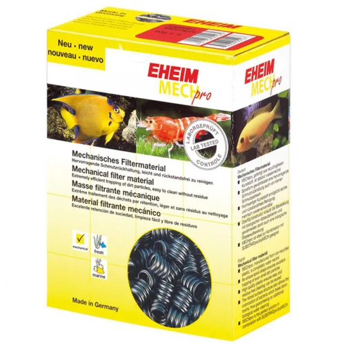 Pour équiper vos extérieurs:Masse filtrante mécanique, composition spécifique, EHEIM MECHpro - contenu 1L, 90g
