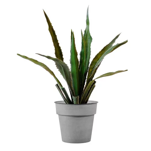 Le bon choix pour l’extérieur：Pot horticole en acier peint gris clair Ø 22 x H 20 cm