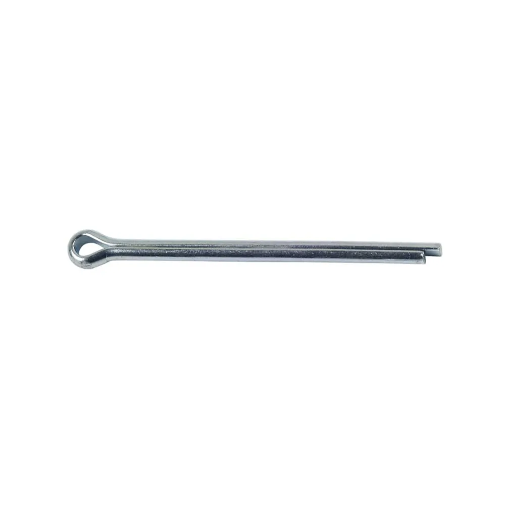 50 Goupilles Fendues D. 10 × 71 mm | DIN 94 – Zingué blanc – D – Work