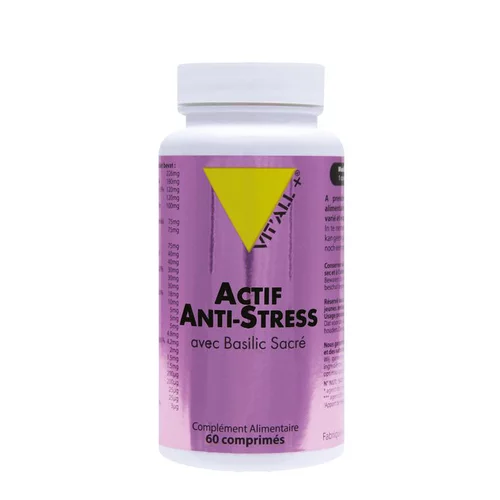 Une idée pour le jardin：Actif anti-stress vit’all + en format de 60 comprimés