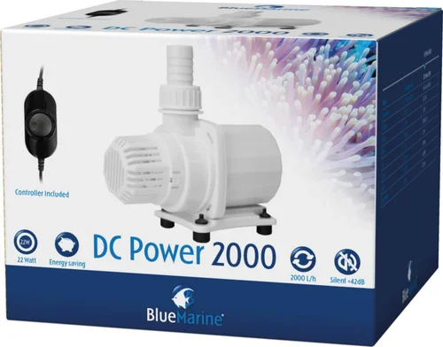 Utile dehors:Pompe pour aquarium marin coloris blanc DC Power 2000 Blue Marine