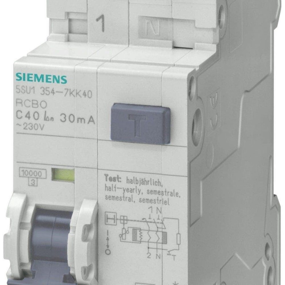 Siemens Disjoncteur différentiel courbe c 10 a-5su1354-4kk10