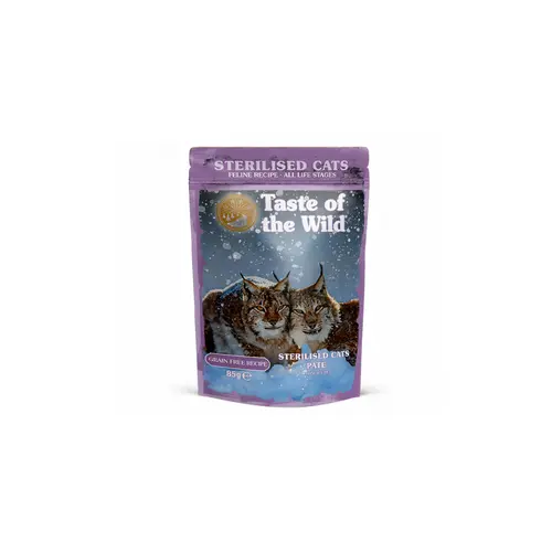 Jardin complet：Pâtée pour chat adulte stérilisé au poulet Taste of the Wild - 85 g