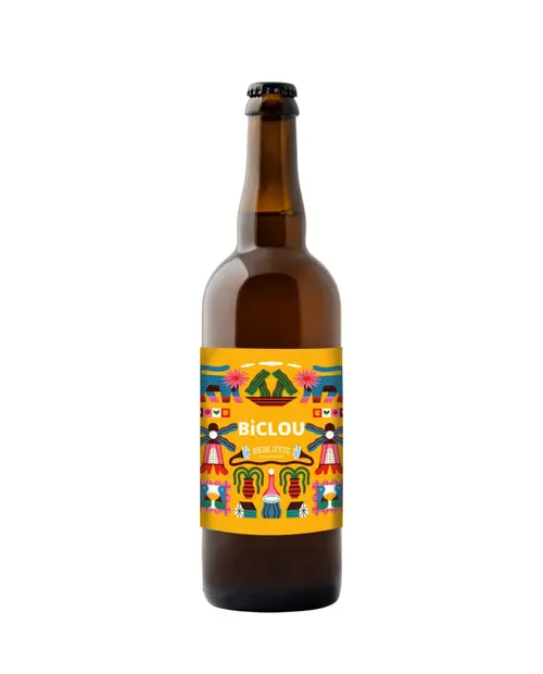 Pour un extérieur bien équipé:Bière d’été bio Biclou 4,5° - 75 cl