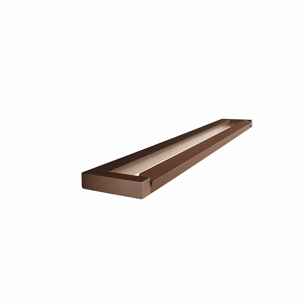 Applique Murale Led Slim 18 W – Cct 2700 K-4000K, L. 59,2 Cm, Orientable, 1440 Lm, Ip20, Perenz, Marron Métallisé