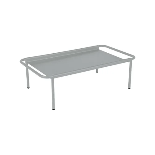 Une touche extérieure:Table basse Coolside coloris gris lapilli en acier Fermob - 115 x 63 cm