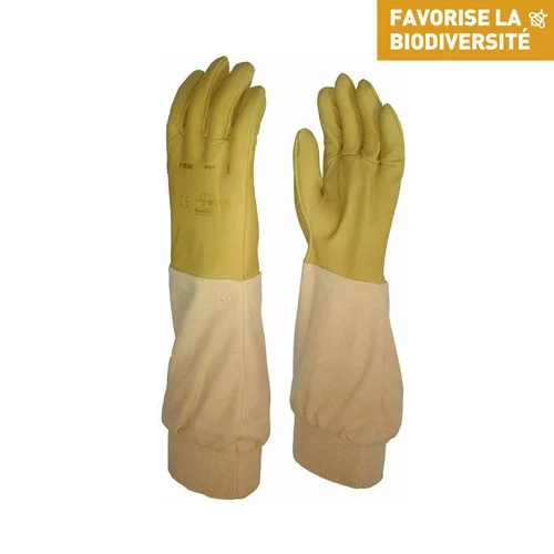 Style au jardin:Gants en Vachette Hydrofuge taille 10