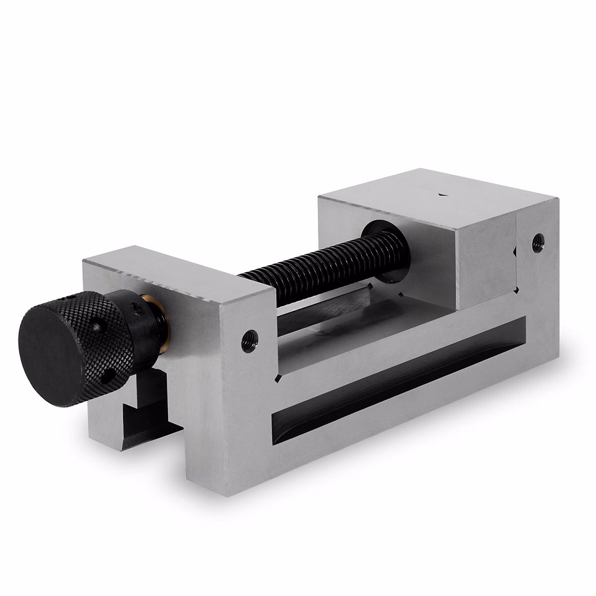 EBERTH Etau de précision avec broche | largeur des mors 100mm – force de serrage maximale 125mm – hauteur des mors 45mm