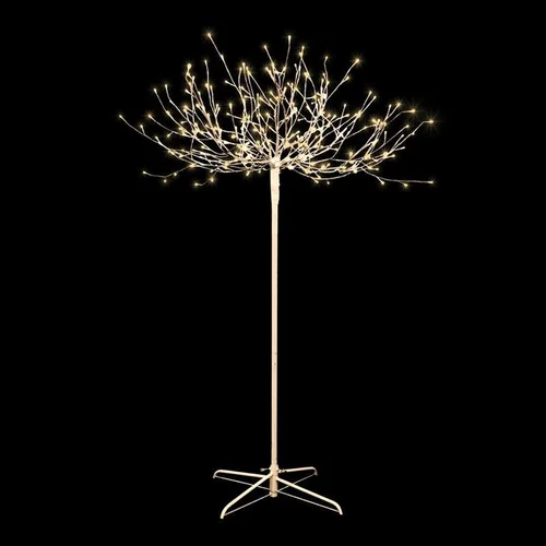Simple dehors：Arbre de lumière cuivre mat 300 LED blanc chaud Festilight - 1,85 m