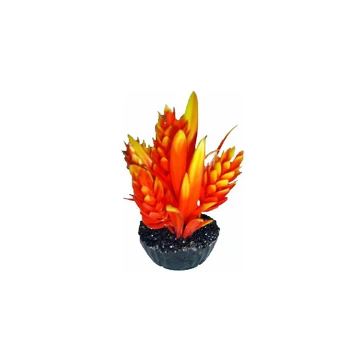 Malin au jardin：Décor hop orange en plastique 9 cm