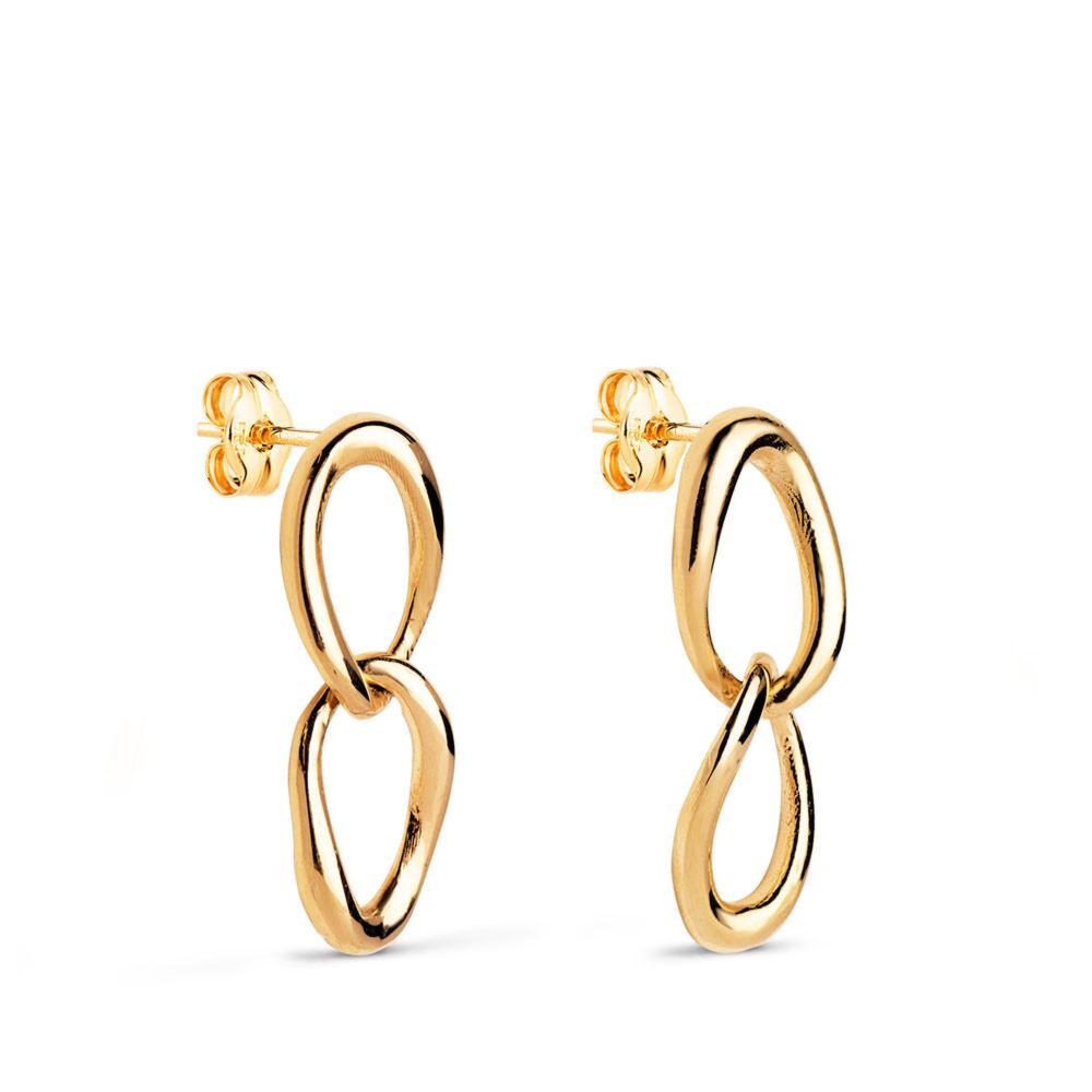 L'ATELIER D'AZUR Boucles d'Oreilles Pendantes - Or 18 Carats 750 Jaune
