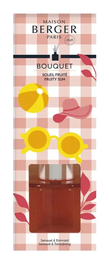 Style au jardin:Mini bouquet senteur pêche soleil fruité Maison Berger Paris - 90 ml