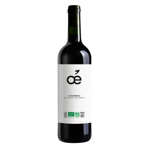 Solution pratique:Le Bordeaux AOC bio rouge Oevin — 75 cl