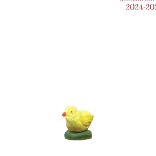Votre allié au jardin：Animal de crèche de Noël poussins Santons Escoffier - 1,9 x 0,8 x 1 cm