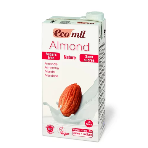 Jardin pratique:Lait d'amande bio sans sucres ajoutés - 1L